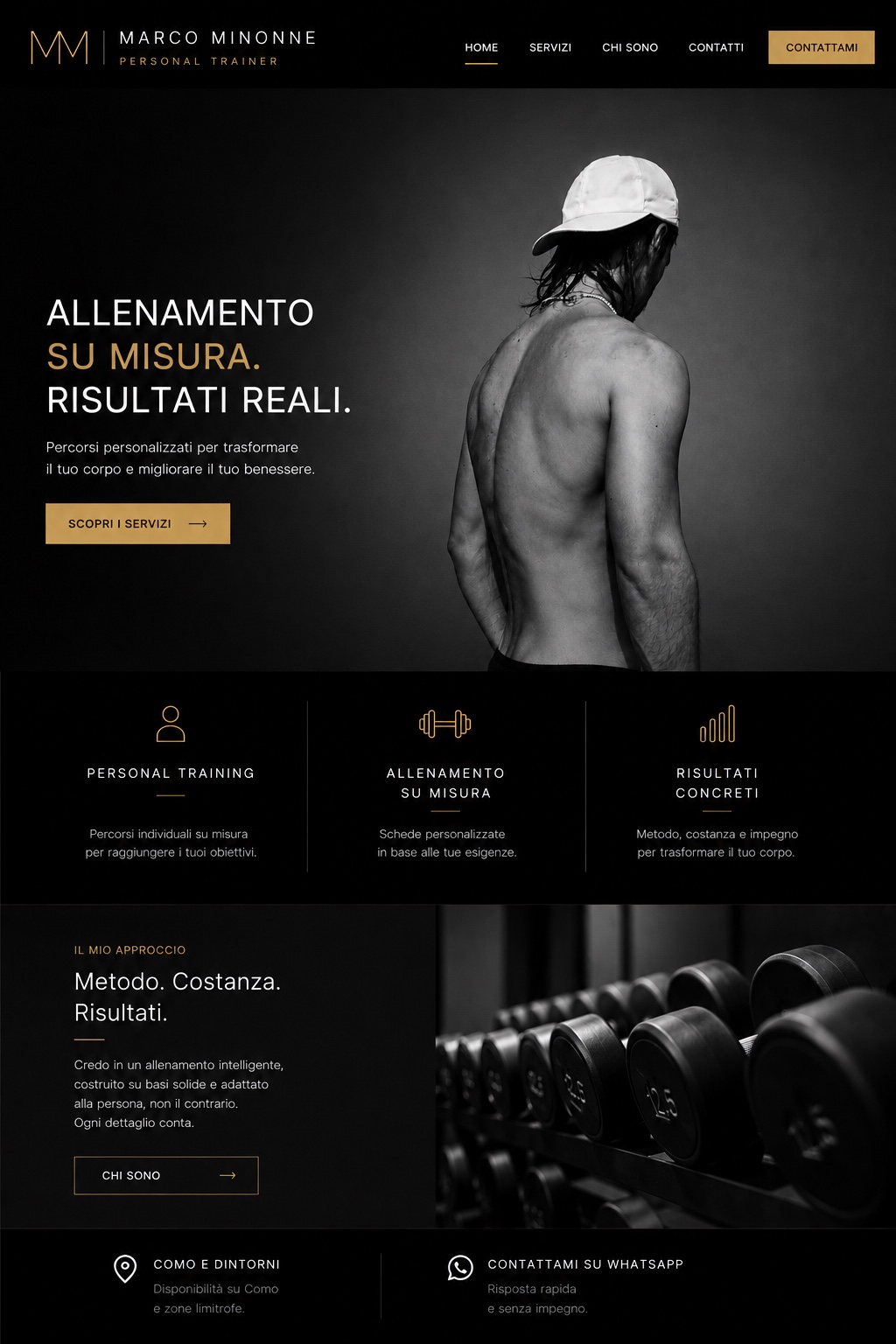Marco Minonne Personal Trainer — Home