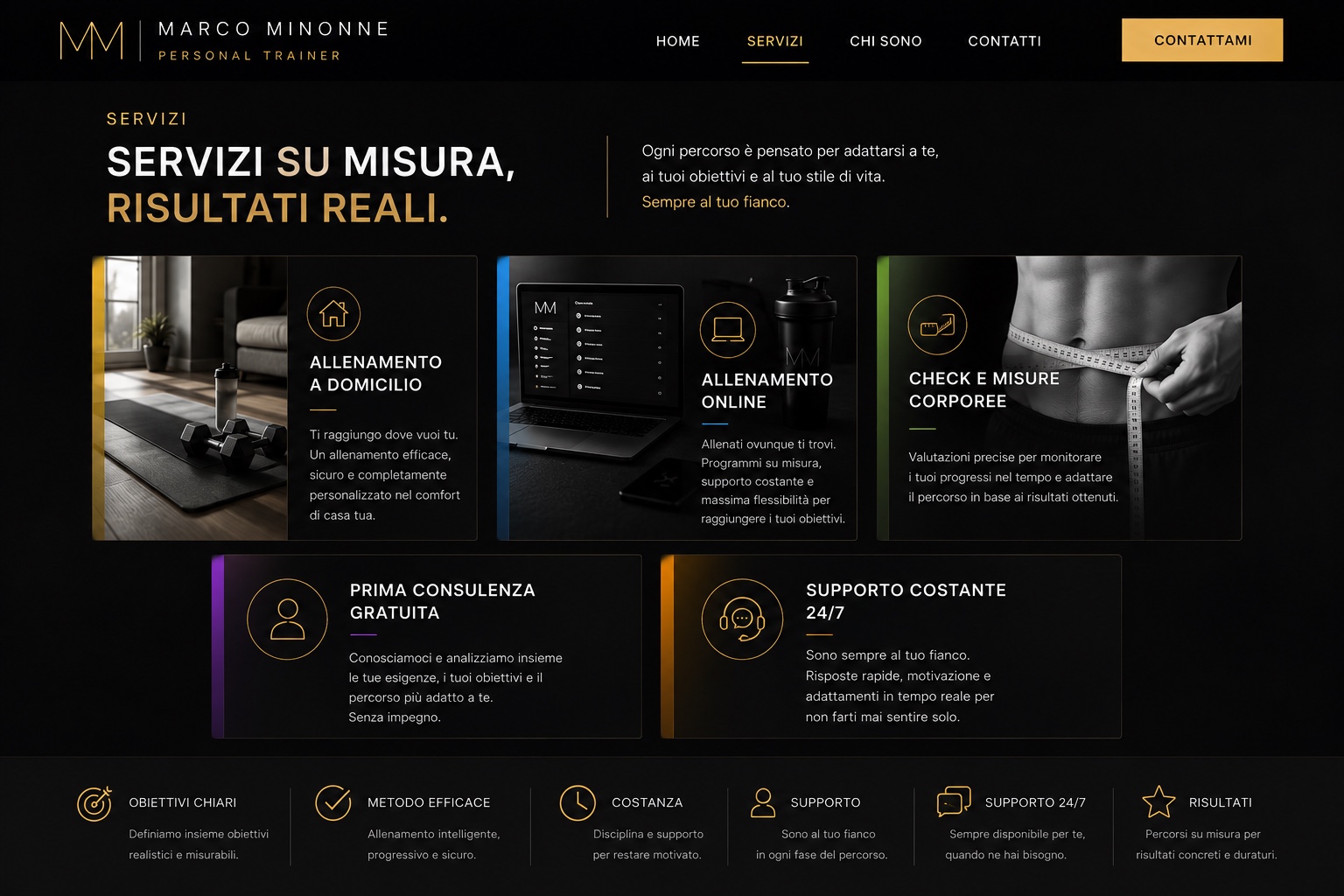 Marco Minonne Personal Trainer — Servizi